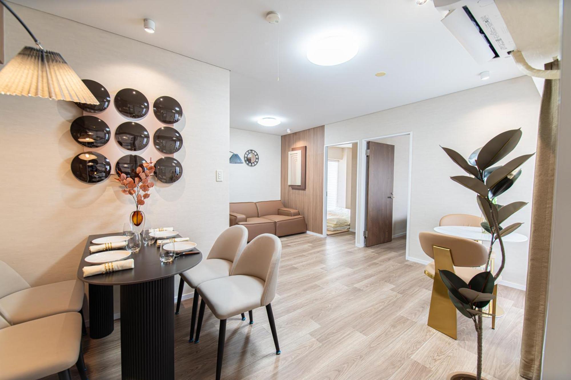 Z7全新装修套房3室2厅 新宿2站4分钟,max 8p-spacious,3rooms Near Shinjuku