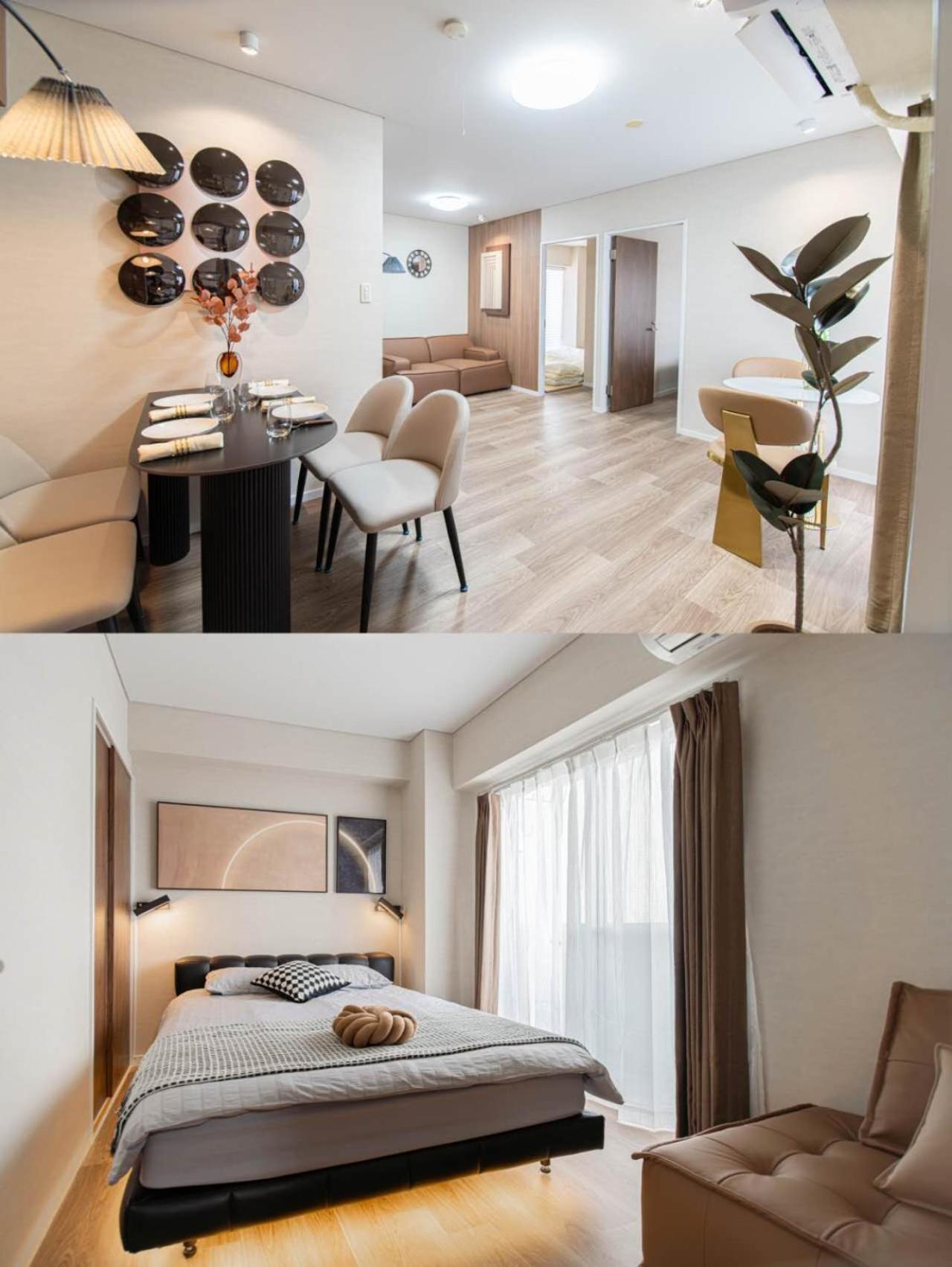 Appartamento Z7全新装修套房3室2厅 新宿2站4分钟,max 8p-spacious,3rooms Near Shinjuku